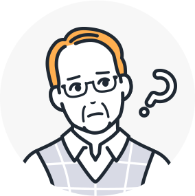 遺言書・家族信託の質問者のイラスト