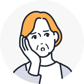 生前贈与の質問者のイラスト