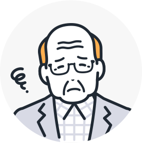 不動産売却の質問者のイラスト