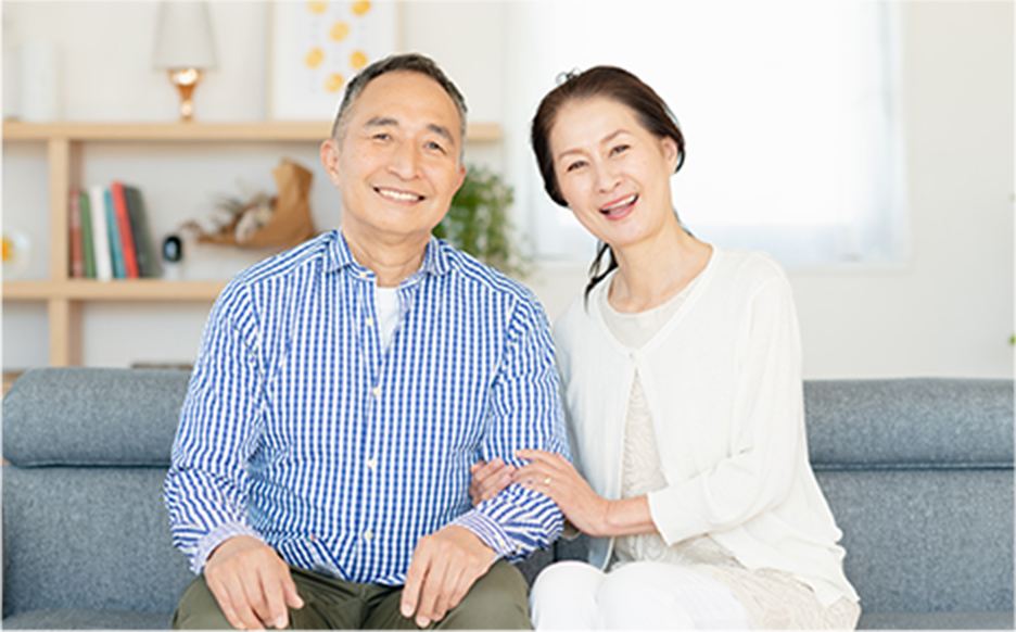 メリット1笑顔の夫婦